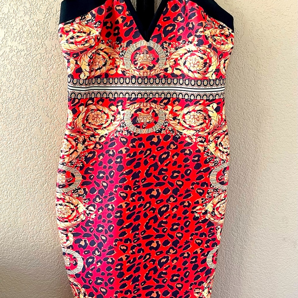 Red bandage Dress